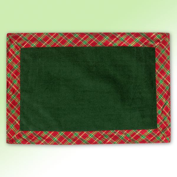 Holiday Plaid Placemat by Bardwil