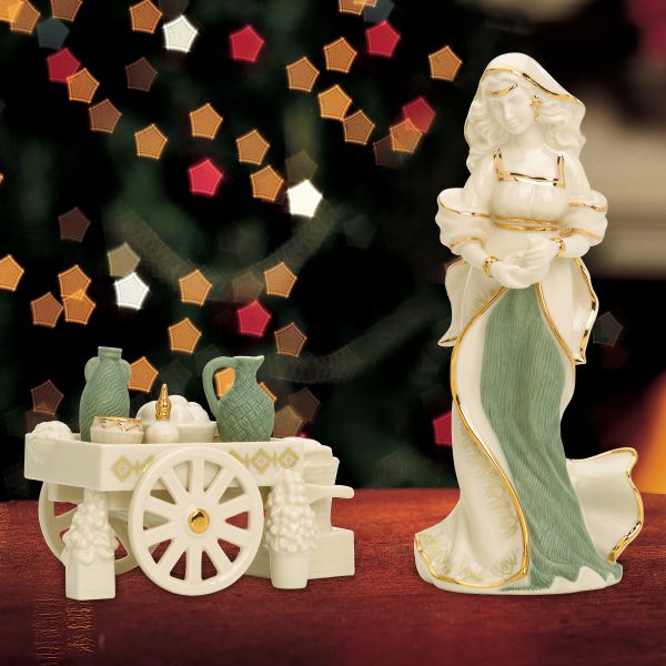 First Blessing Nativity Perfume Seller with Cart