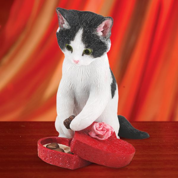 Sweet Surprise Cat Figurine