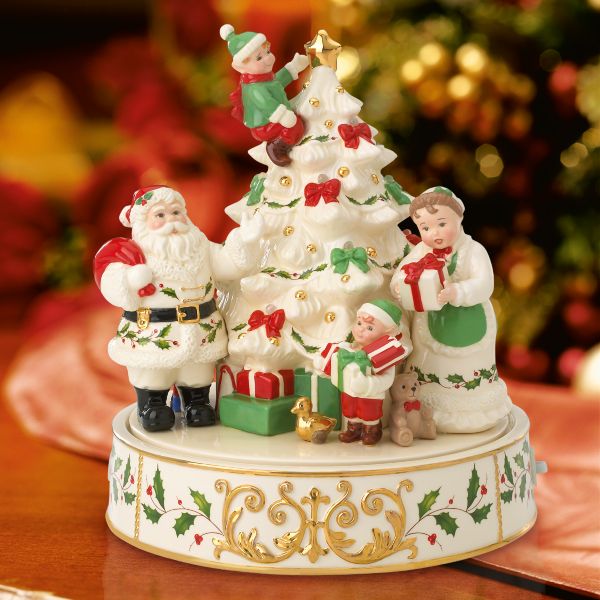 Decorating Santa's Christmas Tree