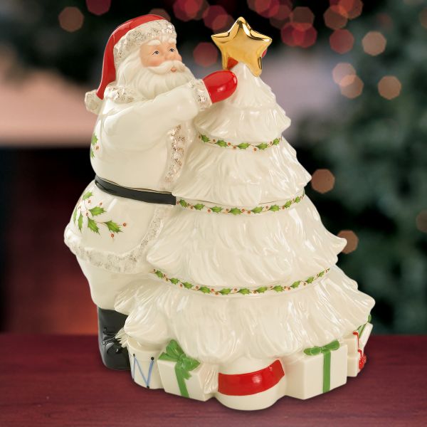 Holiday Santa Cookie Jar