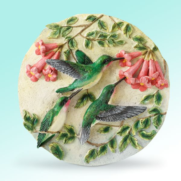 Hummingbirds Garden Stone