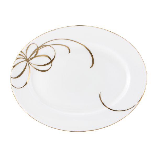 kate spade new york Belle Boulevard Gold Oval Platter