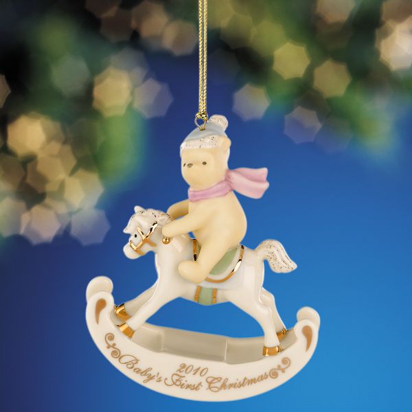 Winnie the Pooh Baby's 1st Christmas 2010 Ornament