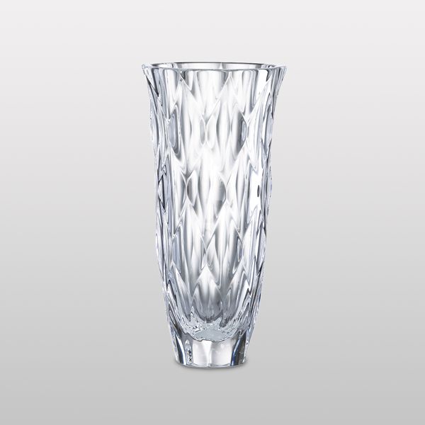 Harlequin Crystal Bud Vase