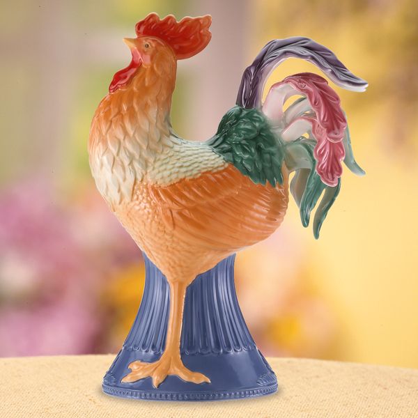 Barnyard Radiance Rooster Sculpture