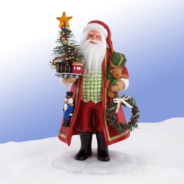 Making Spirits Bright Santa Sculpture