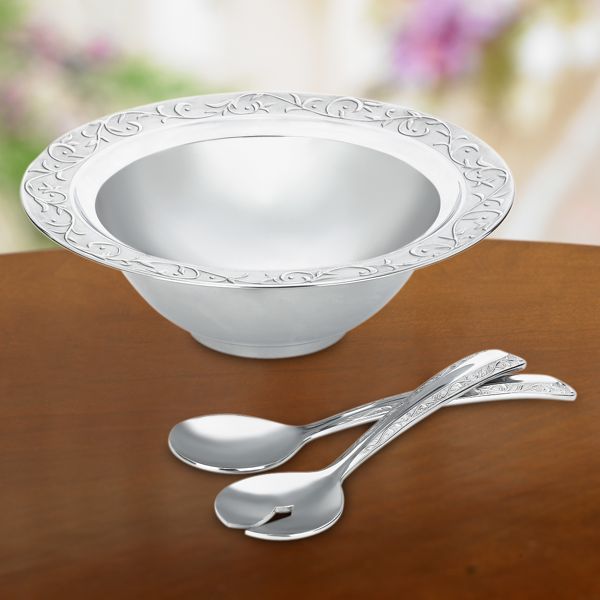 Opal Innocence Carved 3-piece Salad Set