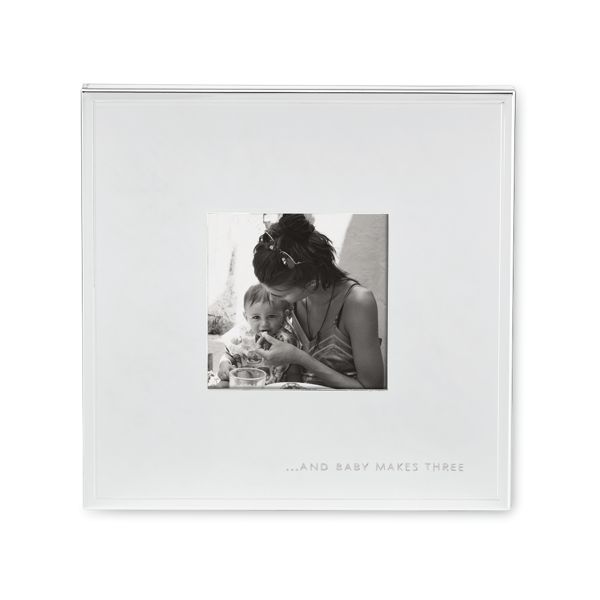 kate spade new york Baby Makes Three 3x3 Frame