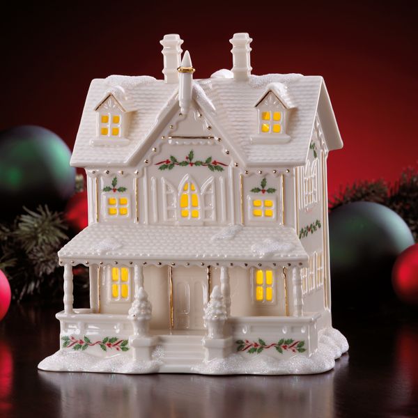 Lighted Village House