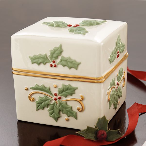 Holly Keepsake Box by Lenox