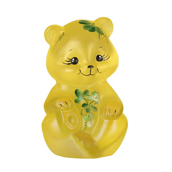 Fenton Buttercup Little Irish Bear Figurine