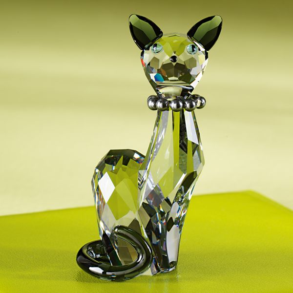 Swarovski Feline Crystal Art Glass Figurine