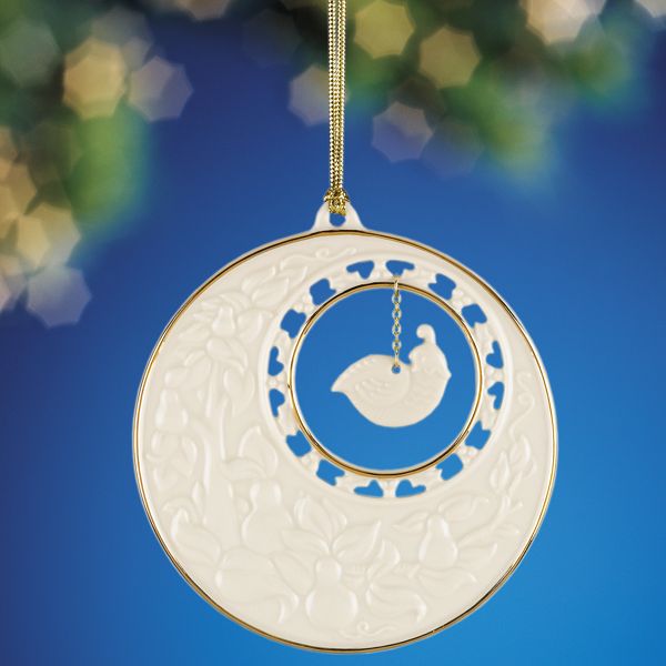 Story Book Partridge in a Pear Tree Ornament by Lenox