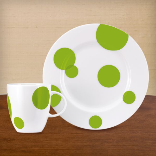 Circ Green Dessert Set