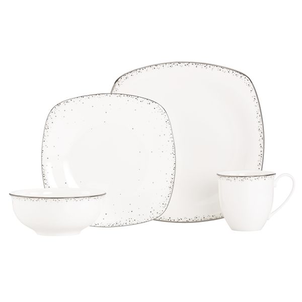 Silver Mist Square 4-piece Place Setting