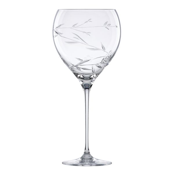 Floral Bouquet Balloon Wine Glass