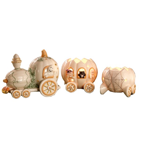 Halloween Harvest Train, Set of 3