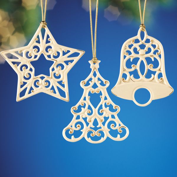 Holly Jolly Christmas Pierced Ornaments