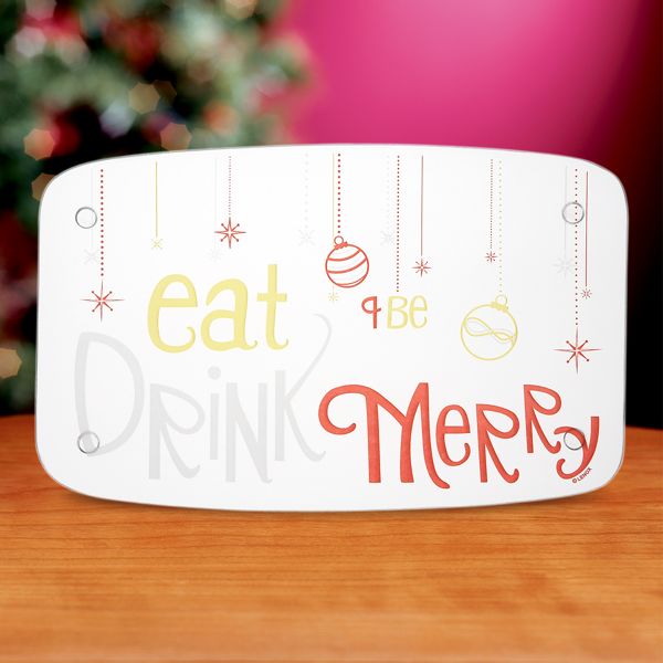 Eat Drink Be Merry Cheeseboard and Spreader