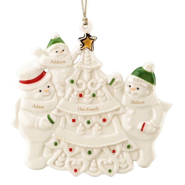 1 Child Trimming the Tree Ornament