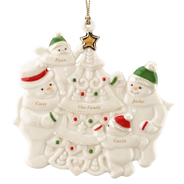 2 Children Trimming the Tree Ornament