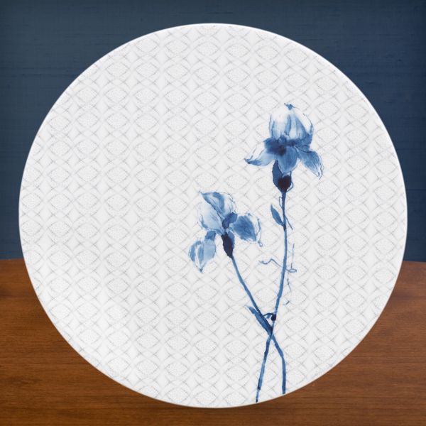 Simply Fine Lenox® Watercolor Indigo Blue Plate