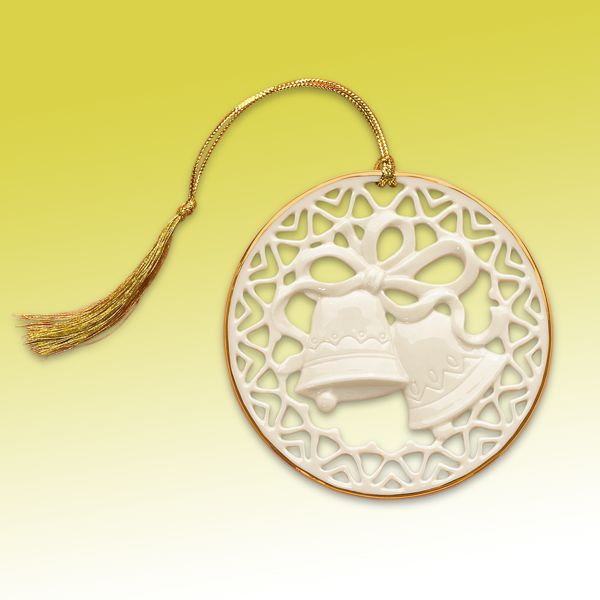Pierced Jingle Bells Ornament by Lenox
