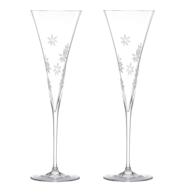 kate spade Bubbly Daisy Flute Pair