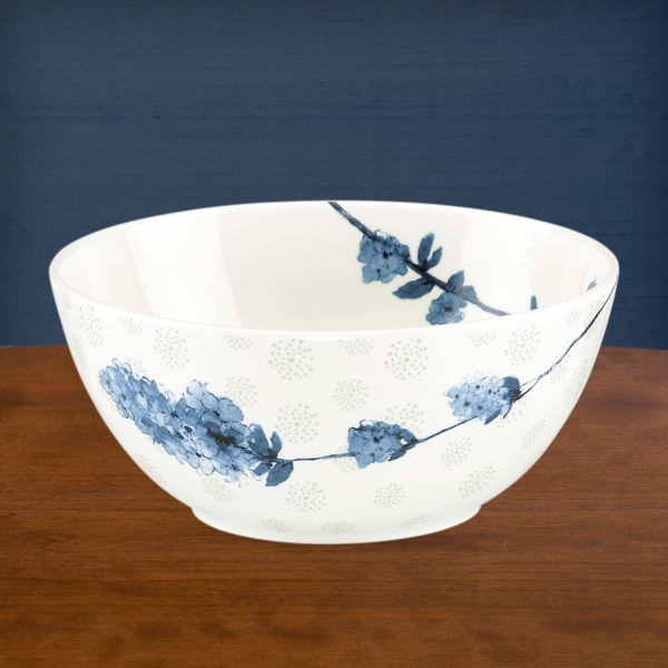 Simply Fine Lenox® Watercolor Indigo Blue Medium Serving Bowl