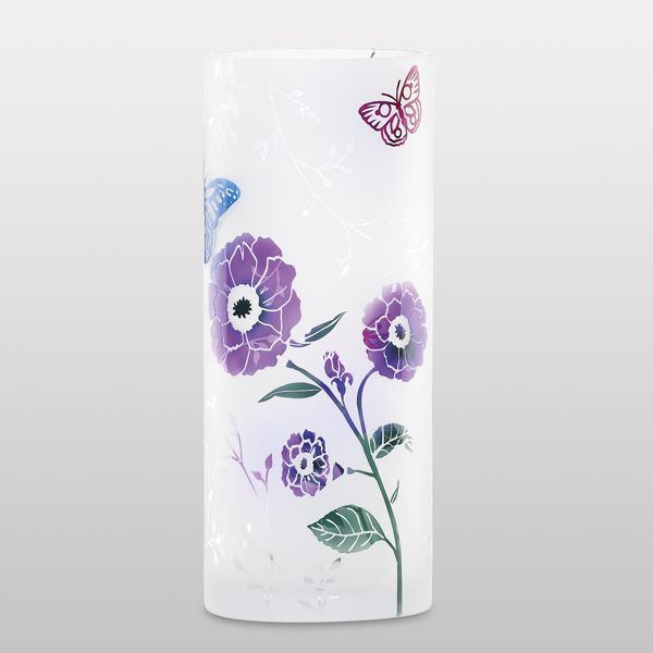 Butterfly Meadow Cylinder Vase