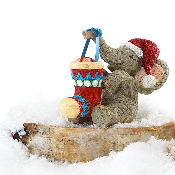 Stocking Filling Fun Elephant Figurine