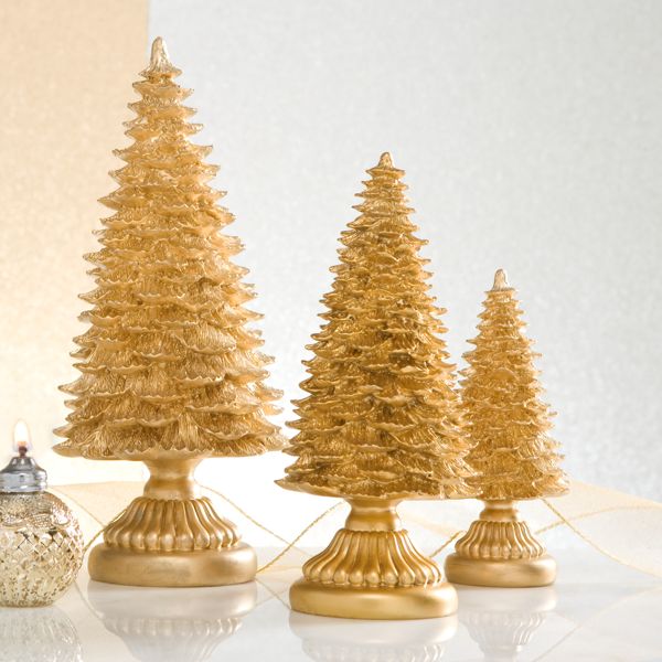 Gold Resin 3-piece Tree Set by Lenox