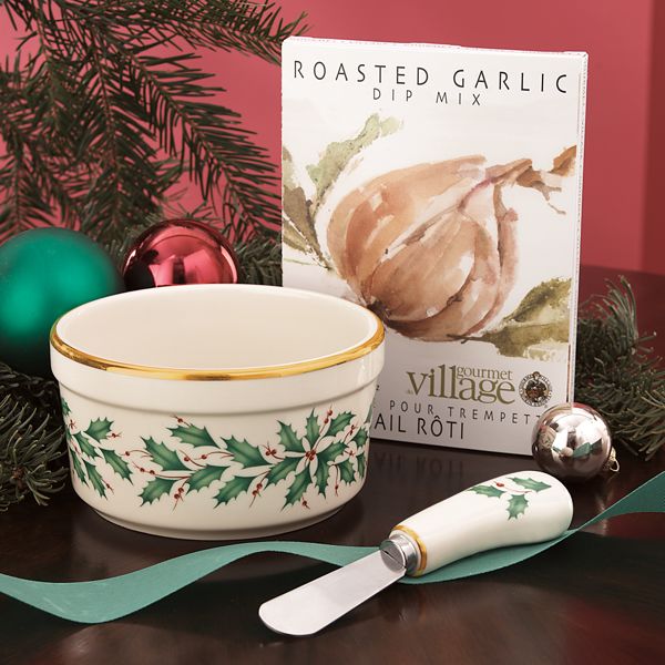 Holiday Dip Bowl with Spreader Gift Set