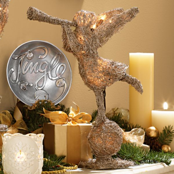 Lighted Trumpeting Angel Figurine by Lenox