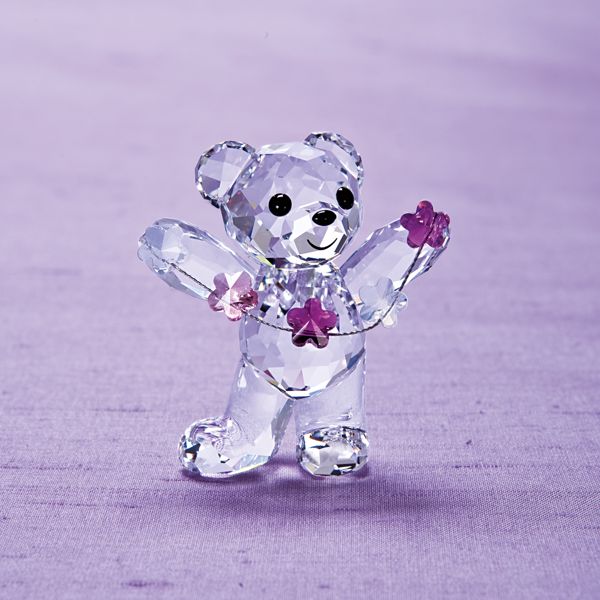 Swarovski Flowers for You Crystal Bear