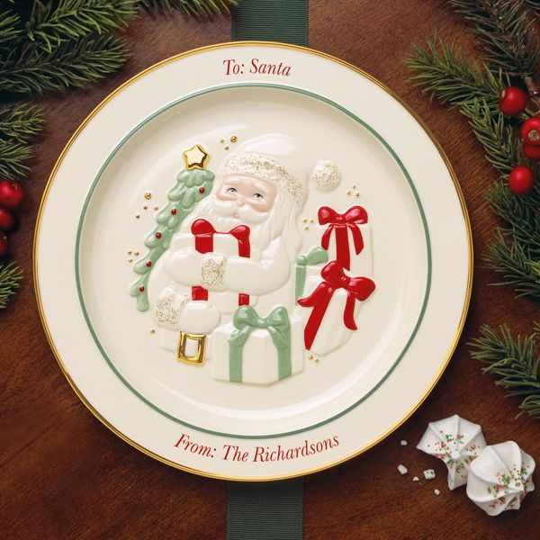 Cookies for Santa Plate