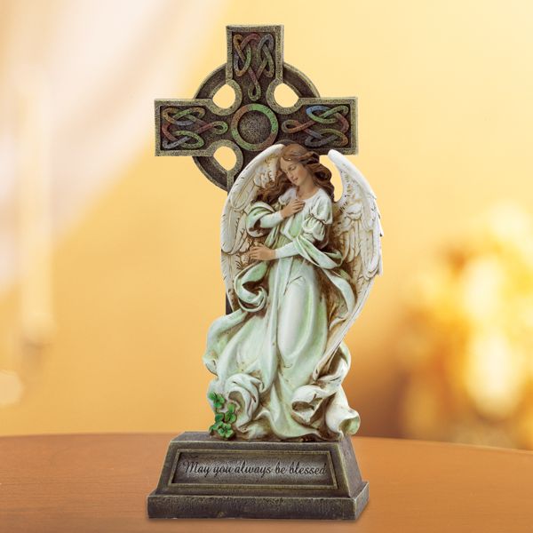 Joseph's Studio Celtic Cross Angel