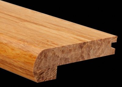 Prefinished Strand Natural Bamboo Stair Nose