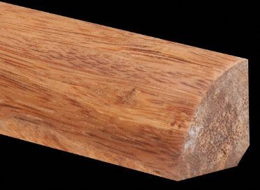 Prefinished Strand Carbonized Bamboo Quarter Round