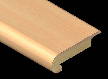 Horizontal Natural Bamboo Laminate Stair Nose