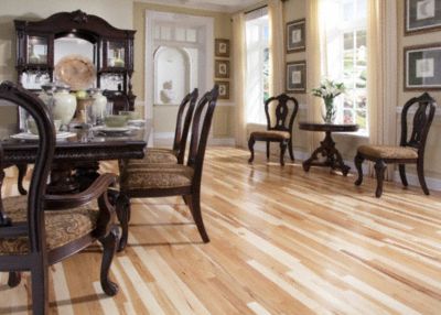 BELLAWOOD Engineered&nbsp;Natural&nbsp;Hickory&nbsp;Carya Ovata&nbsp;Clear Finish&nbsp;Engineered