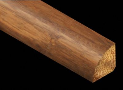 Prefinished Strand Antique Bamboo Quarter Round