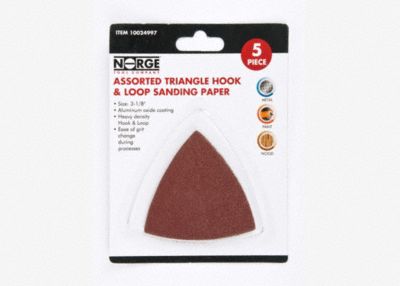 3-1/8" Triangle Hook & Loop Sanding Paper 5-Pack
