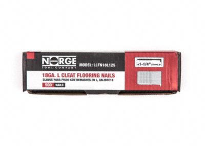 1-1/4" 18ga. Floor Cleats 500-Count
