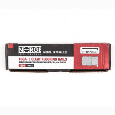 1-1/4" 18ga. Floor Cleats 500-Count