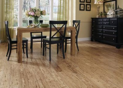 Sch�n Quick Clic Engineered&nbsp;Natural&nbsp;3/8"x5"&nbsp;Eucalyptus&nbsp;Eucalyptus Urograndis&nbsp;2386&nbsp;Clear Finish&nbsp;Engineered
