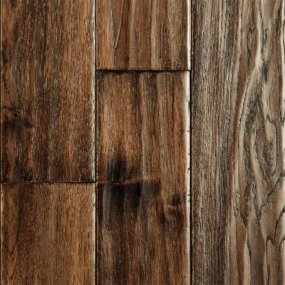 Virginia Mill Works&nbsp;Millrun&nbsp;3/4"x5"&nbsp;Hickory&nbsp;Carya&nbsp;1820&nbsp;Stained Finish&nbsp;Solid