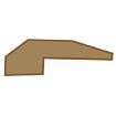 7.5 LFT Polo Club Oak Laminate End Cap w/Track image