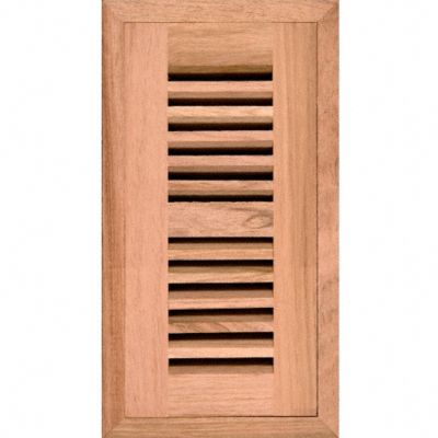 4" x 14" Brazilian Cherry Grill Flush w/Frame